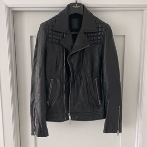 ALLSAINTS Quilted Leather Jacket